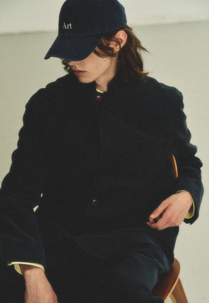 'Art' Vintage Cap_Navy